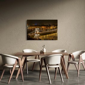 Obraz nočného mesta (90x60 cm)