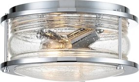 Quintiesse QN-ASHLANDBAY-F-PC-BATH-Kúpeľňové stropné svietidlo ASHLAND 2xE27/60W/230V IP44