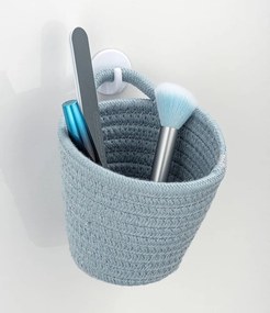 Modrý závesný úložný košík Wenko