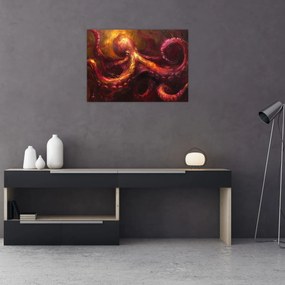 Obraz - Chobotnica, olejomaľba (70x50 cm)