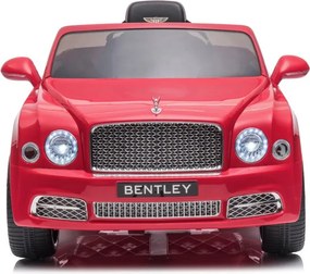 LEAN CARS Elektrické autíčko Bentley Mulsanne červené lakované