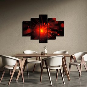 Obraz iskrenie abstrakcie (150x105 cm)