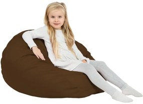 Sedací vak SAKO hnedý ekokoža