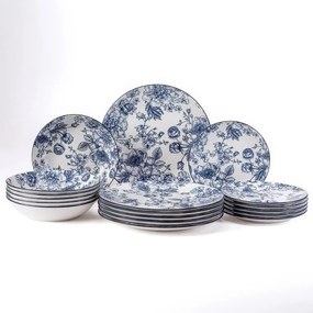 Porcelánová sada tanierov GIVERNY 18 ks