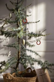 KÄHLER Porcelánová vianočná ozdoba Christmas Tales Wreath 7 cm