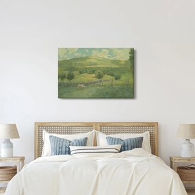 Obraz - Julian Alden Weir, Obweebetuck, reprodukcia (90x60 cm)