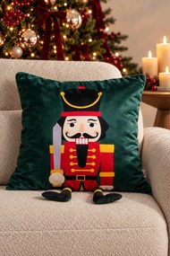 Obliečka na vankúš NUT CRACKER zelená 45x45 cm