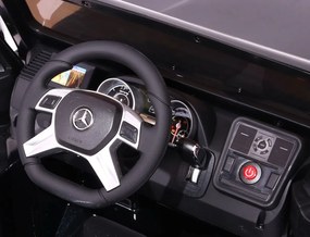 RAMIZ Elektrické autíčko Mercedes Benz G 63 AMG  - lakované - čierne - motor 2x35W - batéria - 12V10Ah - 2022
