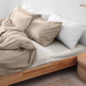 FLANELOVÉ PRESTIERADLO 180X200 CM KRÉMOVÉ