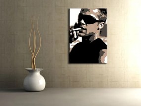 Ručne maľovaný POP Art obraz Brad Pitt | rôzne rozmery