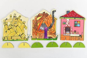 MARIONETINO – Bábkové divadlo: O troch prasiatkach a o kozliatkach (15 bábok, 2 rozprávky)