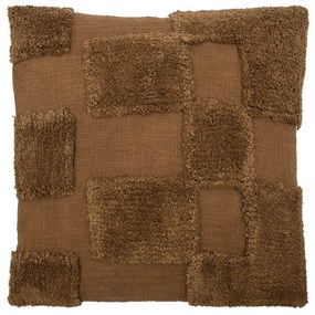 House Doctor Bavlnená obliečka na vankúš Potus Brown 50 x 50 cm