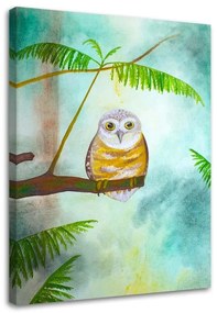 Gario Obraz na plátne Sova na strome - Anna Baranova Rozmery: 40 x 60 cm