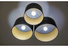 Duolla - Stropné svietidlo ROLLER TRIO 3xE27/60W/230V antracit