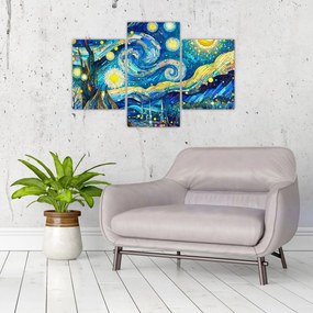 Obraz – Mozaika hviezdnej noci (90x60 cm)