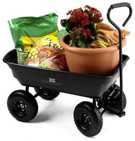Zahradní vozík MultiGarden černý