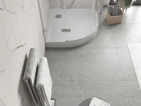 Mexen Flow+, štvrťkruhová sprchová vanička 90 x 90 cm, biela lesklá, 46Q109090H