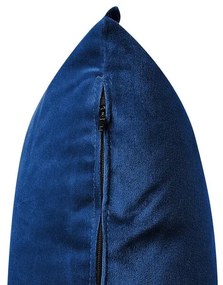 Zamatová pohovka námornícka modrá AURE Beliani