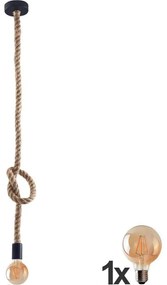 Polux LED Luster na lanku ROPE 1xE27/8W/230V LEDSA1832