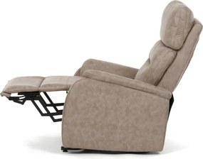 Polohovacie kreslo béžové, elektrické TV-L8904 LAN3
