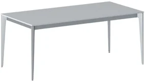 Kancelársky stôl PRIMO ACTION, sivostrieborná podnož, 1800 x 900 mm, sivá