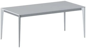 Kancelársky stôl PRIMO ACTION, sivostrieborná podnož, 1800 x 900 mm, sivá