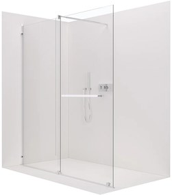 CERANO - Sprchová zástena Medin L/P - chróm, transparentné sklo - 120x195 cm - dvojdielna posuvná, CER-CER-477988
