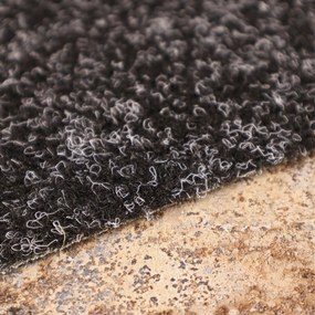 Betap, AKCIA: 100x440 cm Umelá tráva Wembley jedinečná čierna, šíře, čierna, nopy, chodba / predsieň