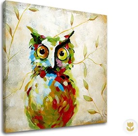 Autorská reprodukcia na plátne SOVA