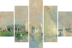 Obraz - Auguste Renoir, Regatta at Argenteuil, reprodukcia (150x105 cm)