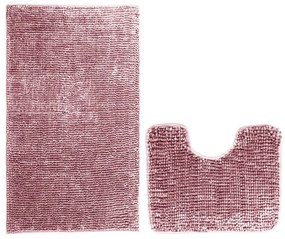 Súprava 2 fialových kúpeľňových predložiek AmeliaHome Bati