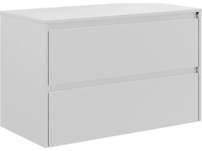 Kúpeľňová skrinka TRONDHEIM pod umývadlo 90 cm biela