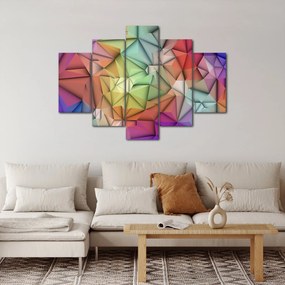 Obraz - Polygonálna abstrakcia (150x105 cm)