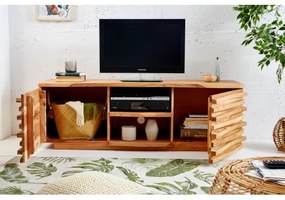 TV-skrinka 39737 150cm Relief Drevo Acacia - PRODUKT JE SKLADOM U NÁS - 1Ks  - Komfort-nábytok