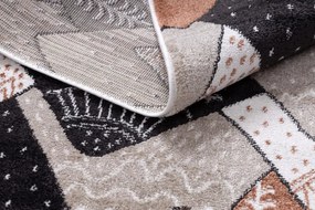 Dywany Łuszczów, Detský kusový koberec Fun Mountains cream, 80x150, viacfarebná, detská izba