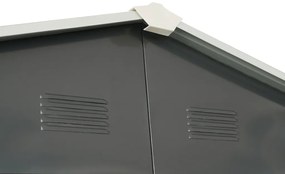 Záhradný domček s drevníkom BestBerg ZDD-6A / 6 m² / 322 x 196 x 196 cm / šedá