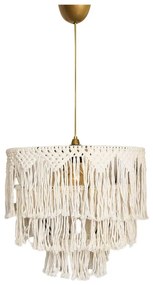 Závesný luster na lanku RIMINI 1xE27/40W/230V krémový