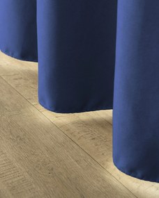 Záves na riasiacu pásku tmavomodrý zamatova 140 x 280 cm 1 ks.