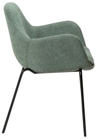 Svetlozelené kreslo z textílie buklé Zimmer – DAN-FORM Denmark