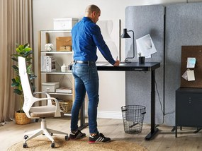 PC stolík Kenza (čierna). Vlastná spoľahlivá doprava až k Vám domov. 1080656