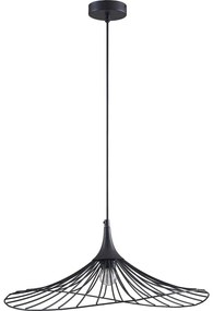 Luster na lanku ARIELLE 1xE27/20W/230V pr. 50 cm čierna