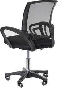Čierna kancelárska stolička JETTA