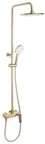 REA-P2400 - Sprchová súprava s batériou AVALON, brúsené zlato