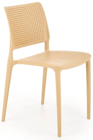 Oranžová plastová stolička K514