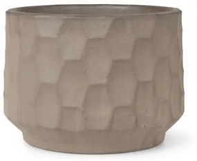 Kameninový kvetináč Gro Brown Sand 21,5 cm Kähler