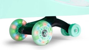 ECOTOYS gravitačné odrážadlo pre deti 3+ LED kolesá zelené