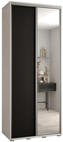 Skriňa 45 Canaris 3 100 biela/čierna/silver