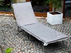 Polstrovanie / podsedák na ležadlo SHINE sivé