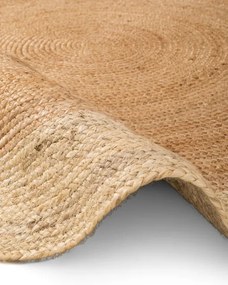 Koberec Hanse Home JUTTA naturálny / zlatý / krémový kruh