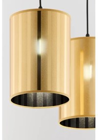 Jupiter 2091 - Luster na lanku CORTINA 2xE27/15W/230V zlatá/čierna